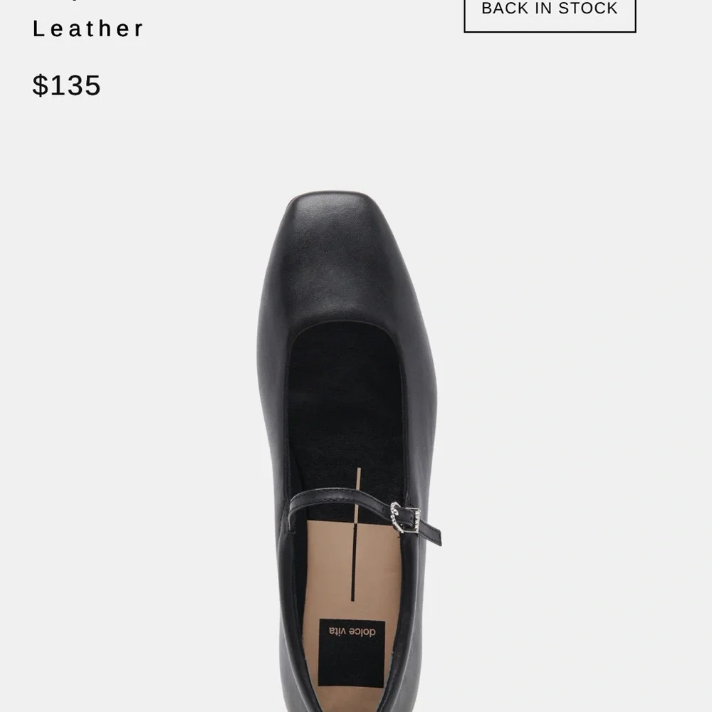 Dolce Vita Reyes ballet Flats, black leather - Picture 2 of 9